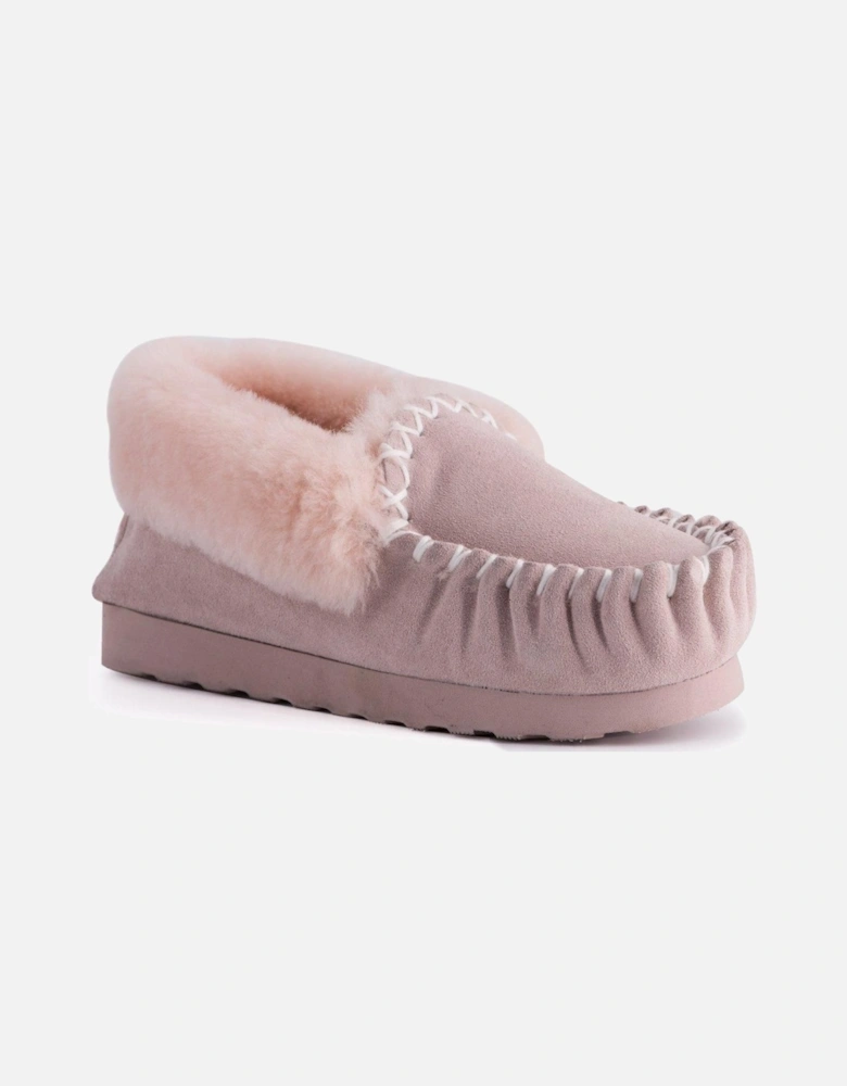 Hand Stitched  Sheepskin Moccasin