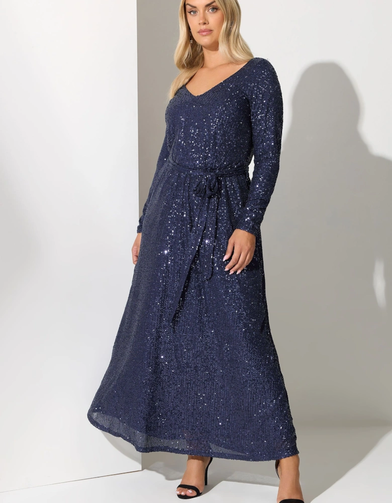 Sequin Maxi Dress
