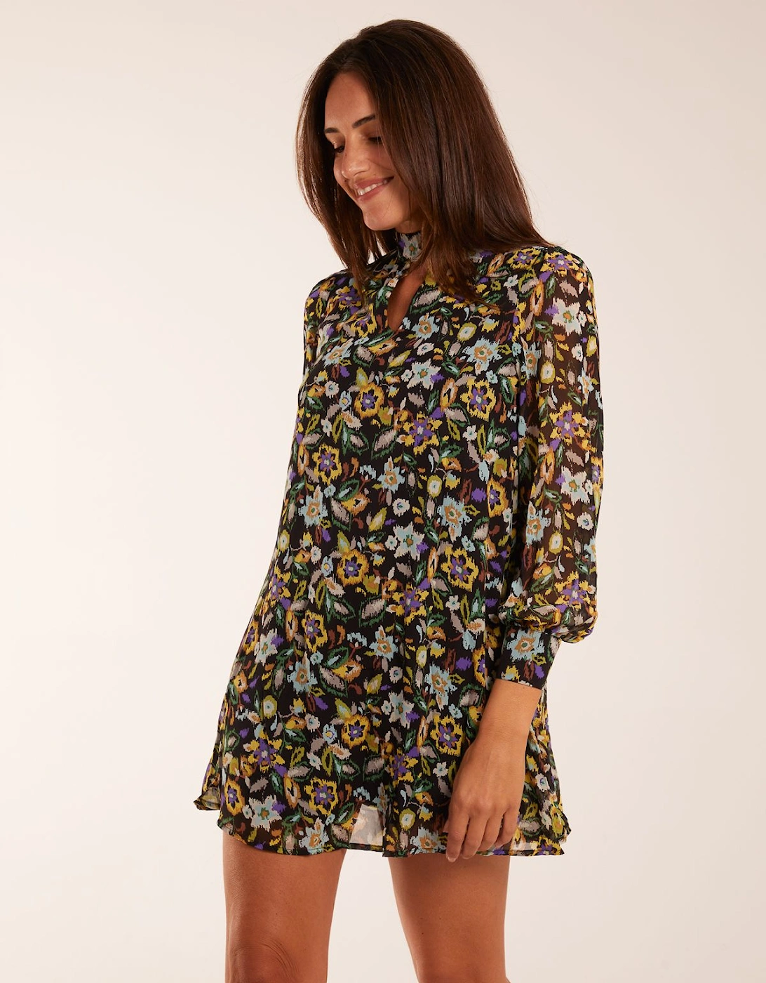 High Neck Swing Dress, 2 of 1
