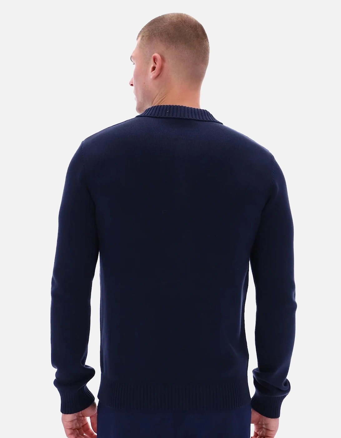 Damarindo Knitted Polo Maritime Blue