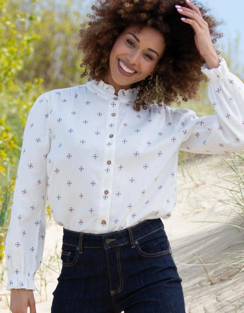 Littlebredy Organic Cotton Fine Twill Blouse