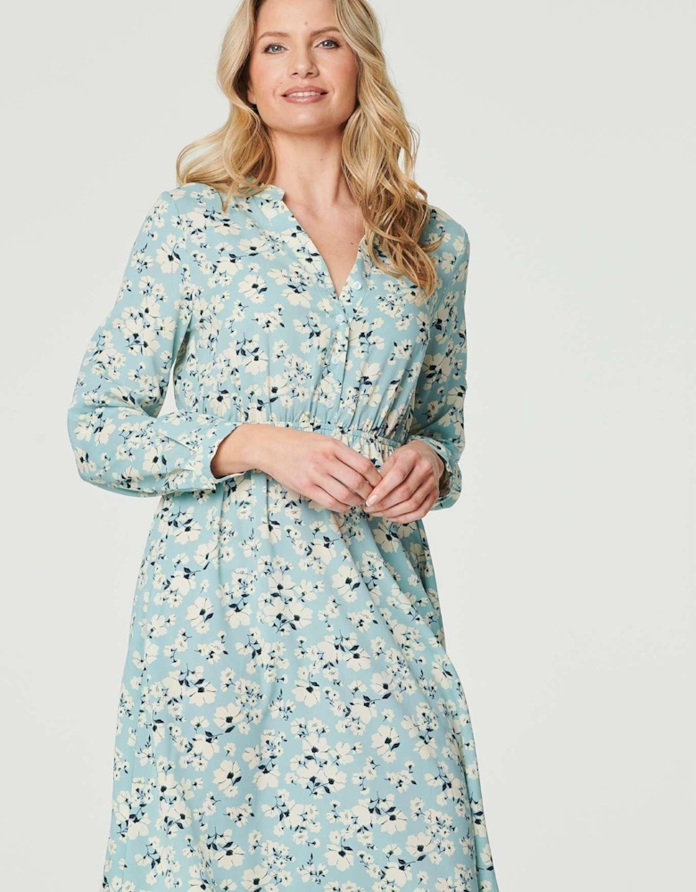 Ditsy Floral Knee Length Dress