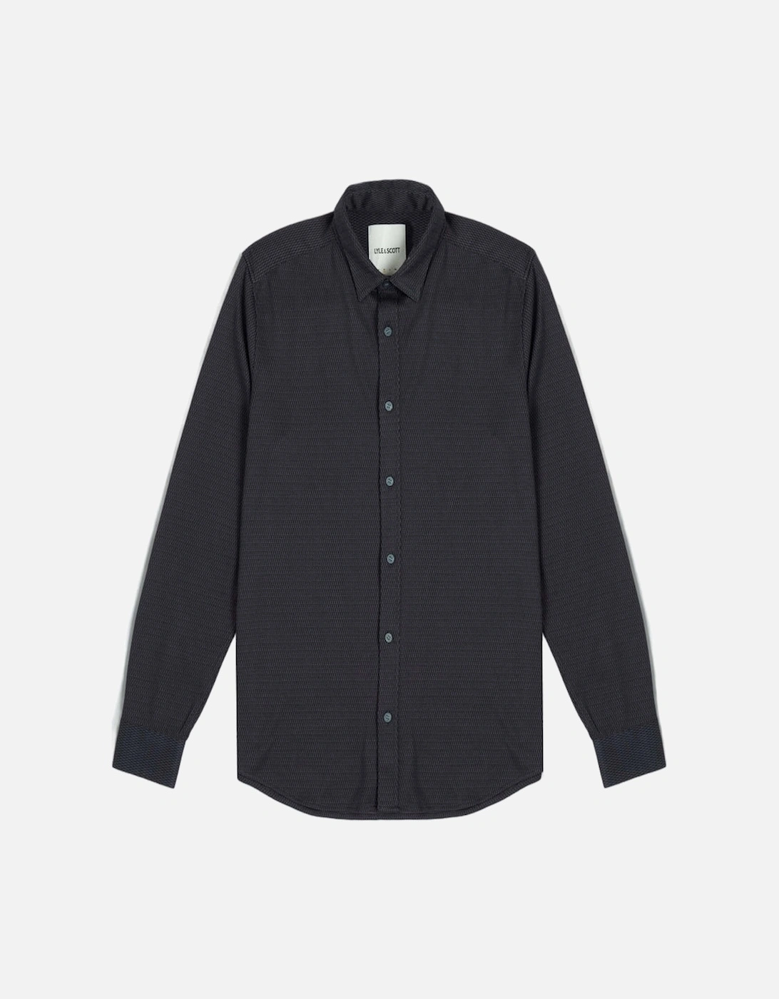 Two-Tone Jacquard Shirt