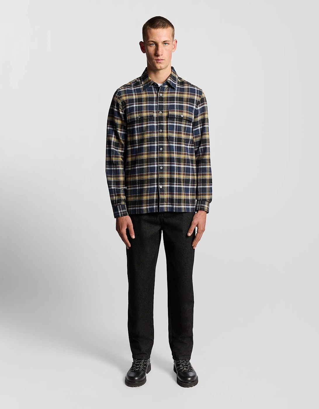 Brushed Cotton Check Shirt