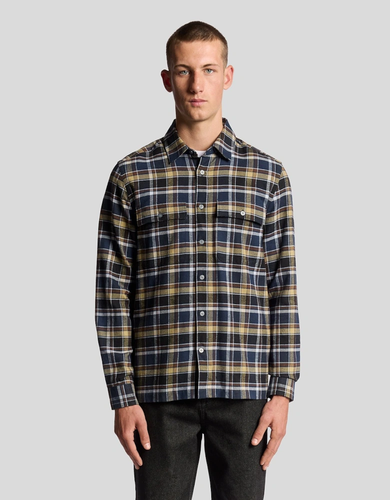 Brushed Cotton Check Shirt