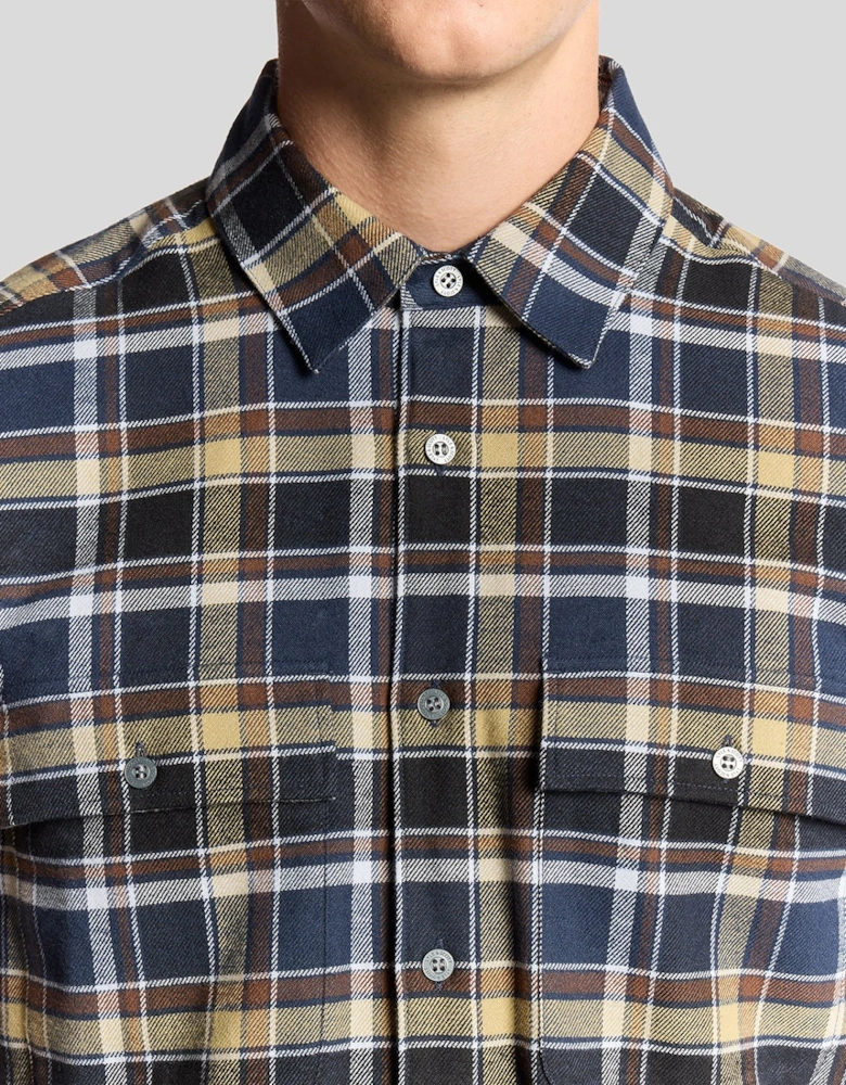 Brushed Cotton Check Shirt
