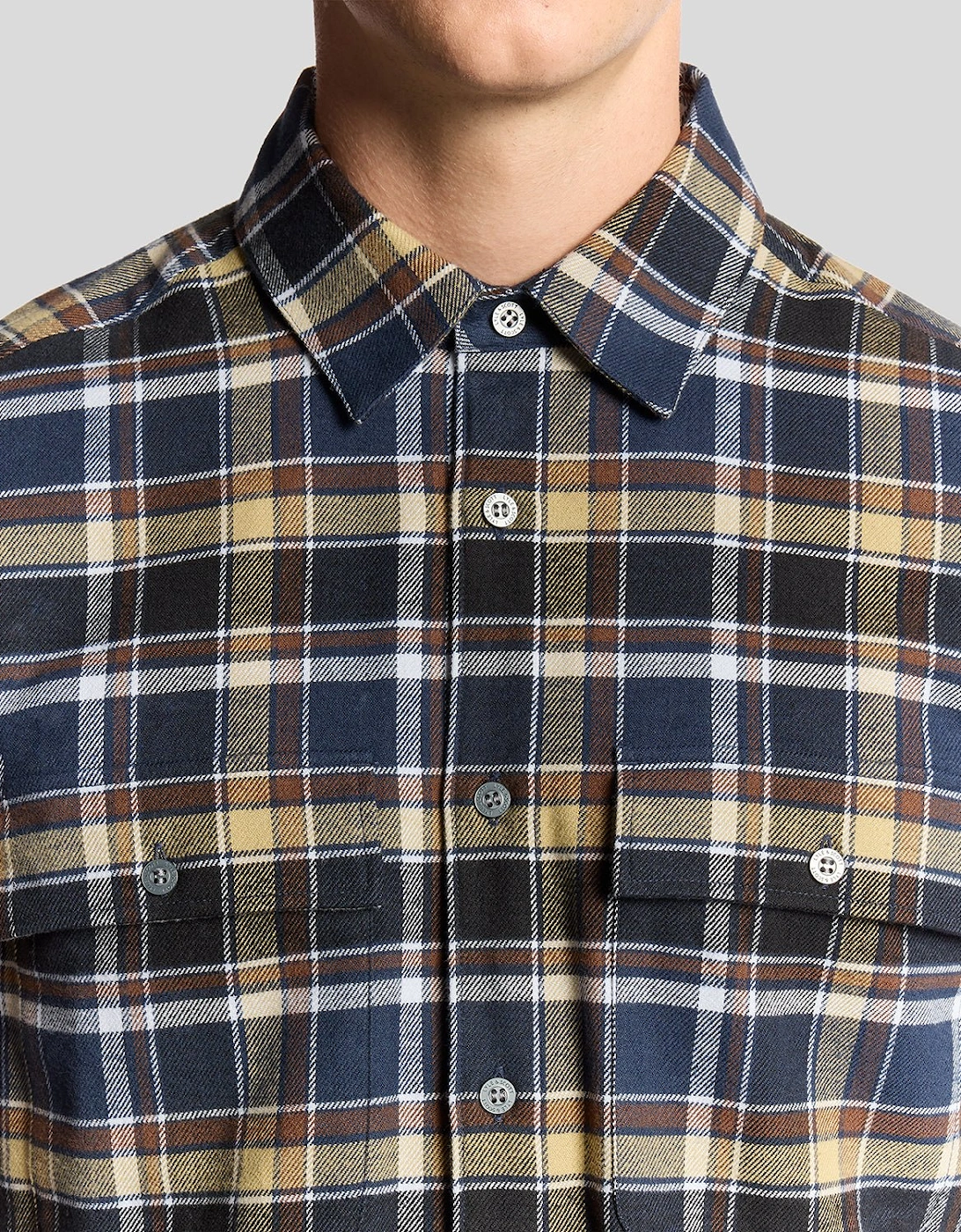 Brushed Cotton Check Shirt
