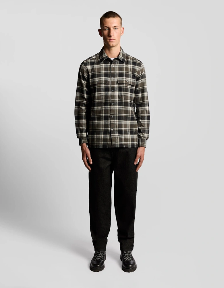 Brushed Cotton Check Shirt