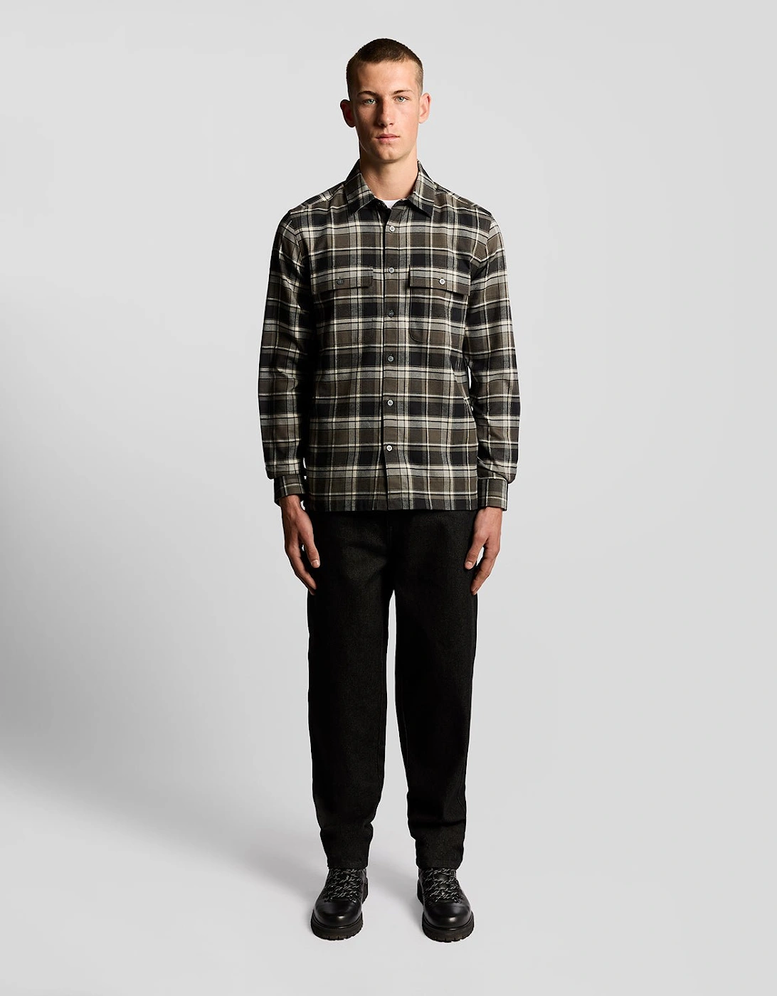 Brushed Cotton Check Shirt