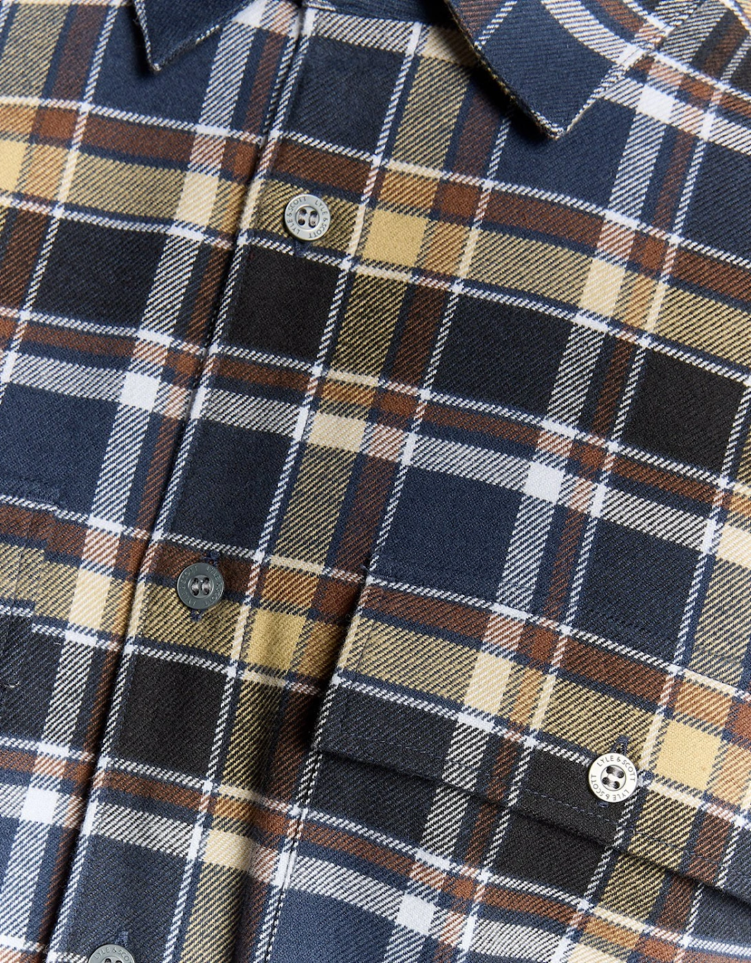 Brushed Cotton Check Shirt