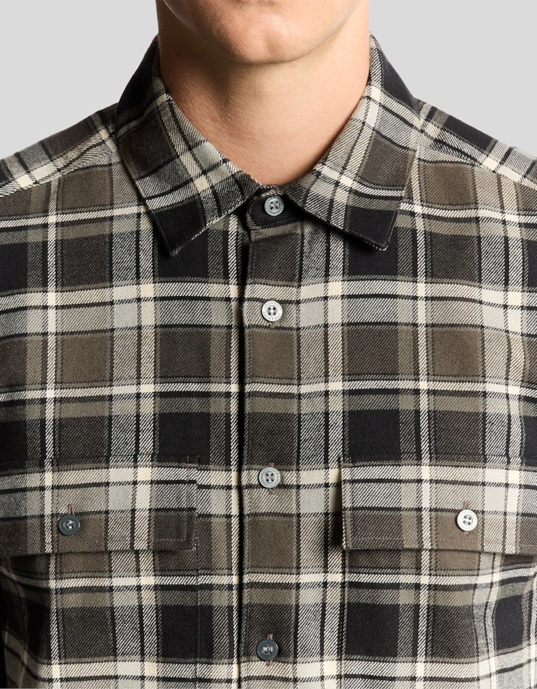 Brushed Cotton Check Shirt
