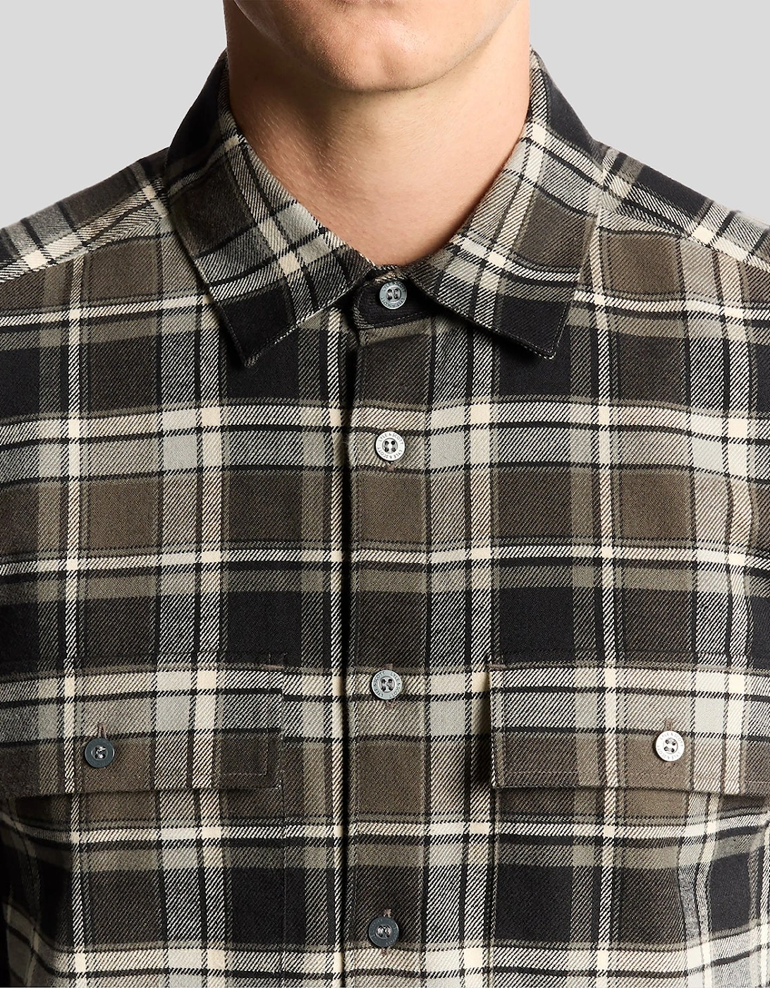 Brushed Cotton Check Shirt