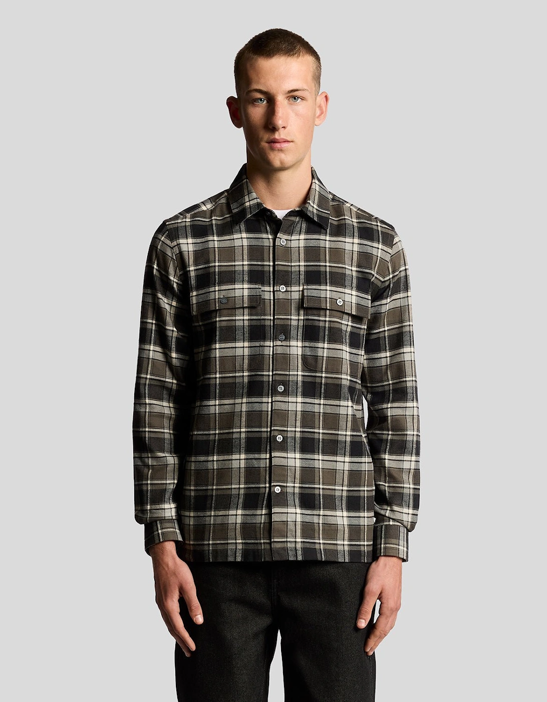 Brushed Cotton Check Shirt, 6 of 5
