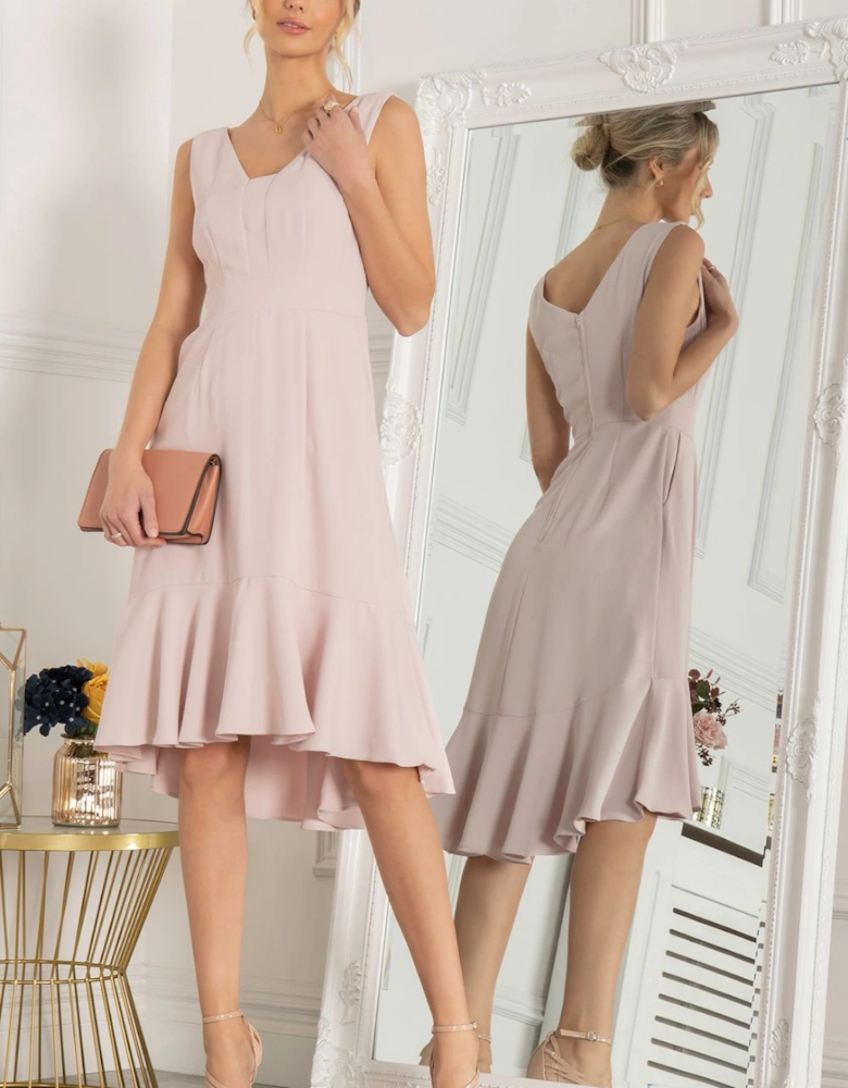Palmer Dip Hem Shift Dress