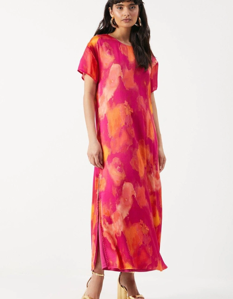 Oversized Midi T-shirt Dress