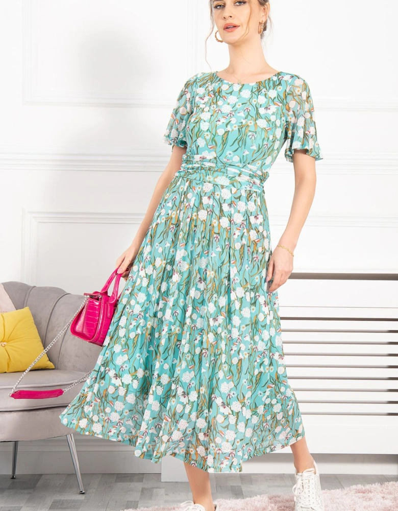 Giana Mesh Maxi Dress