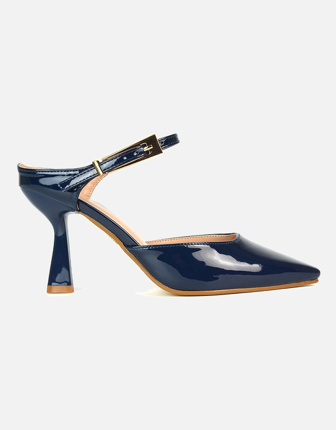 'Daisy-May' Stiletto High Heel Slip On Pointed Toe Court Shoes, 2 of 1