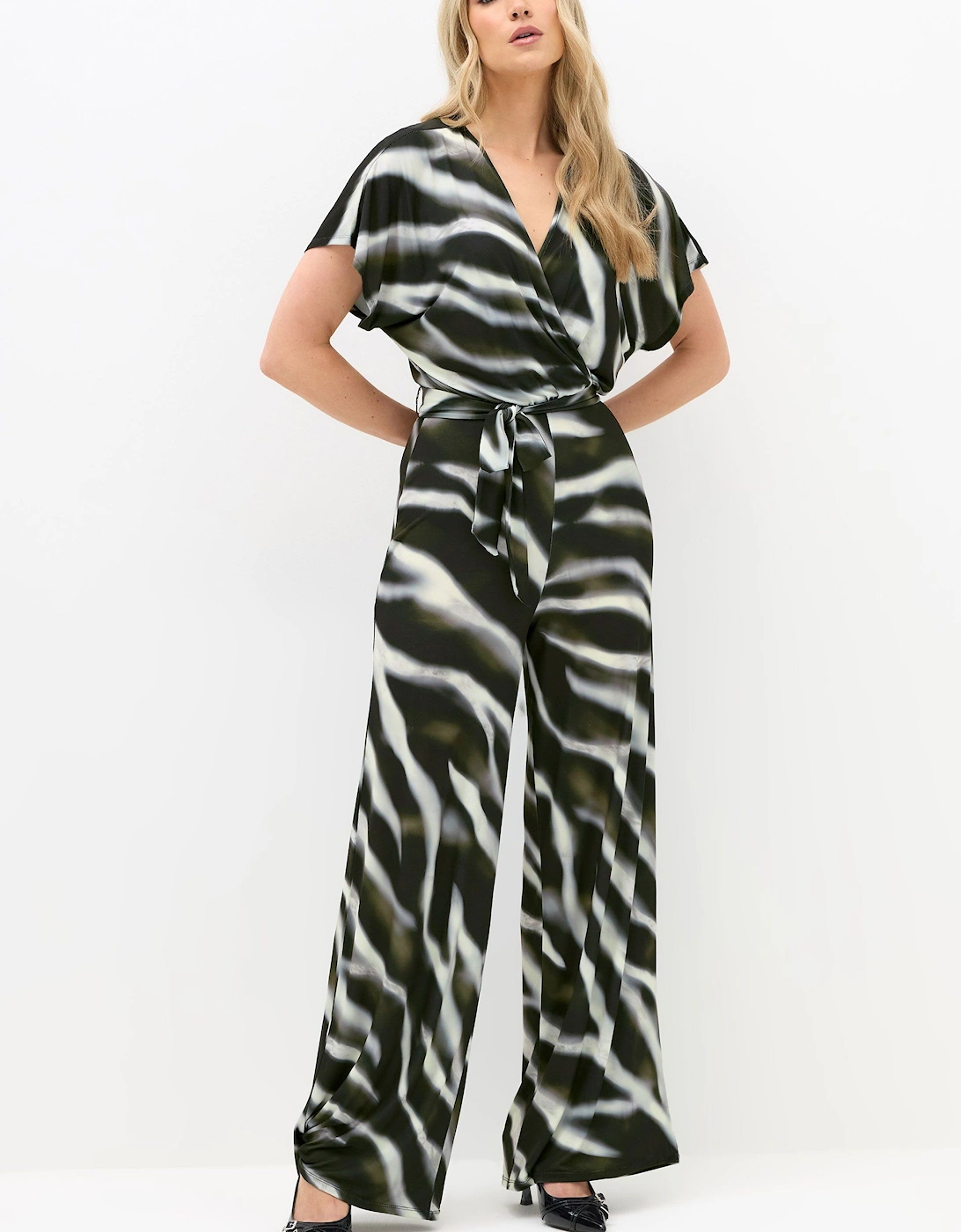 Tall Abstract Wrap Jumpsuit, 2 of 1