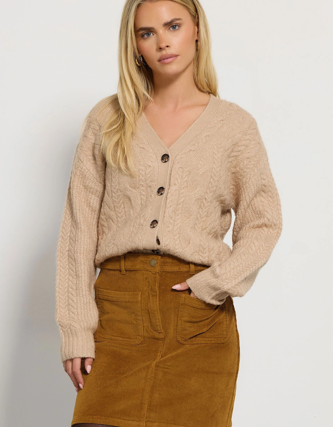 Petite Cord A-Line Skirt, 2 of 1