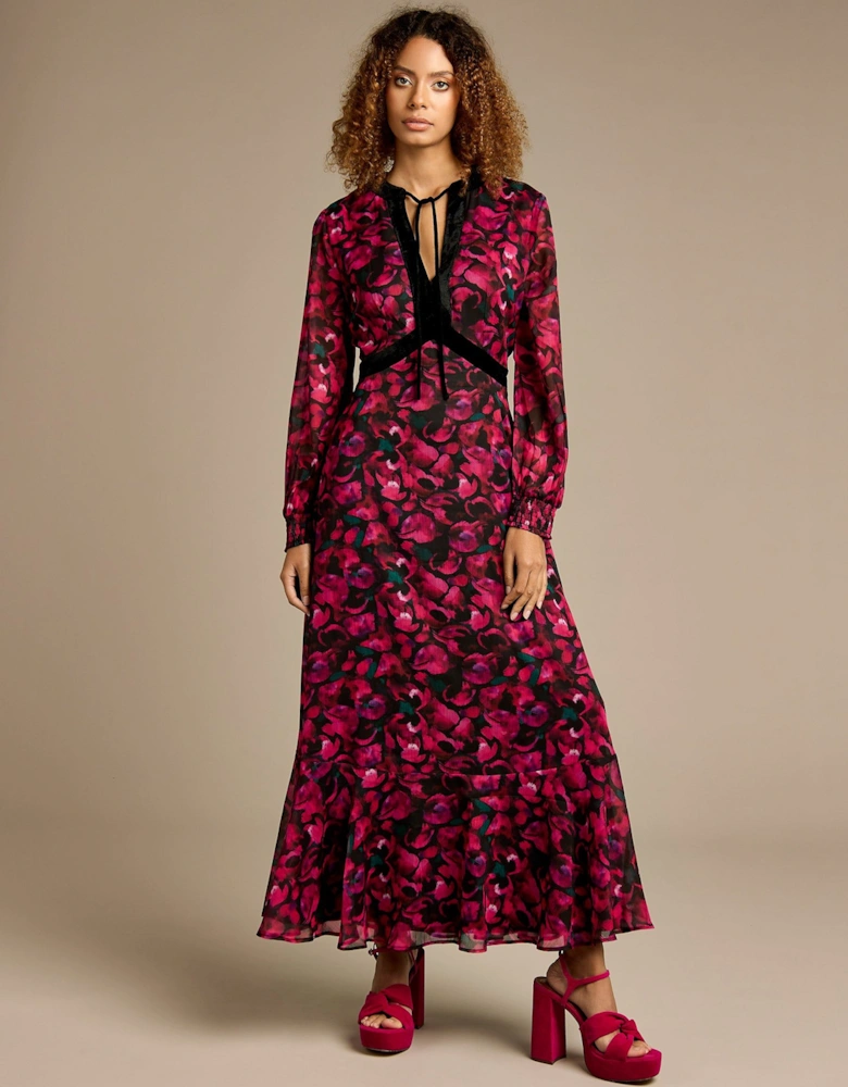 Suzie Abstract Floral Print Dress