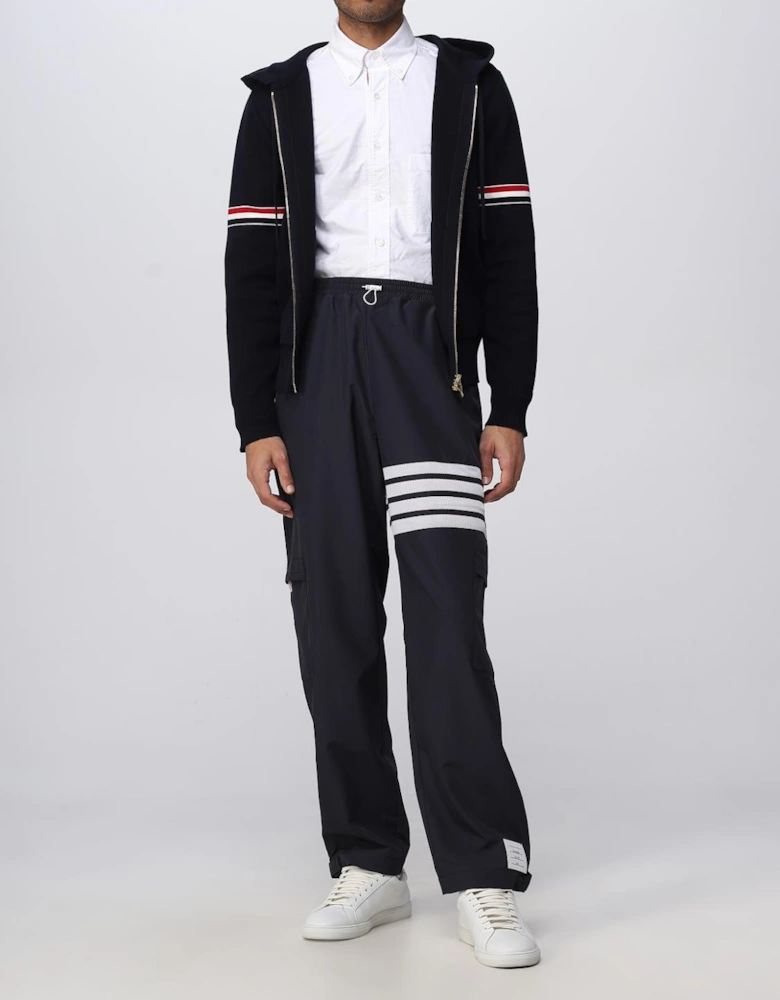 4Bar Stripe ZipUp Hoodie