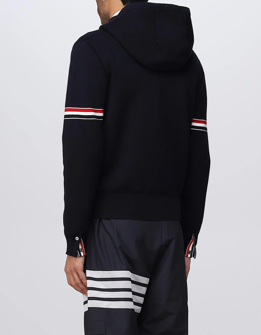 4Bar Stripe ZipUp Hoodie