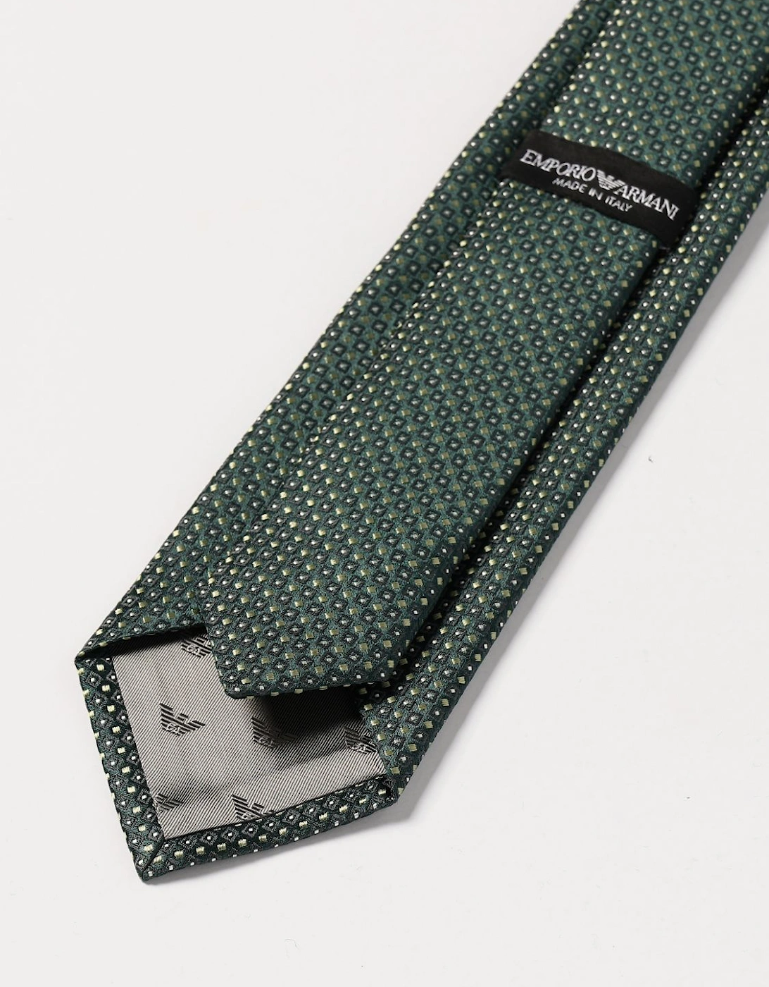 Geometric Pattern Silk Tie