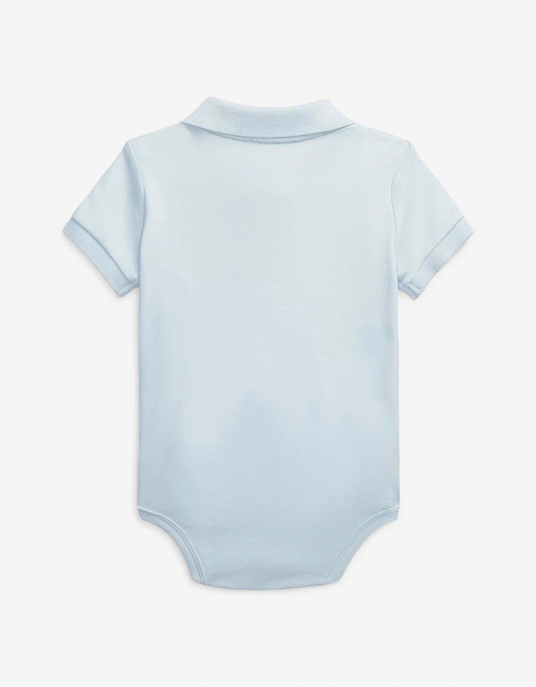 Baby Boys Polo Bodysuit in Blue