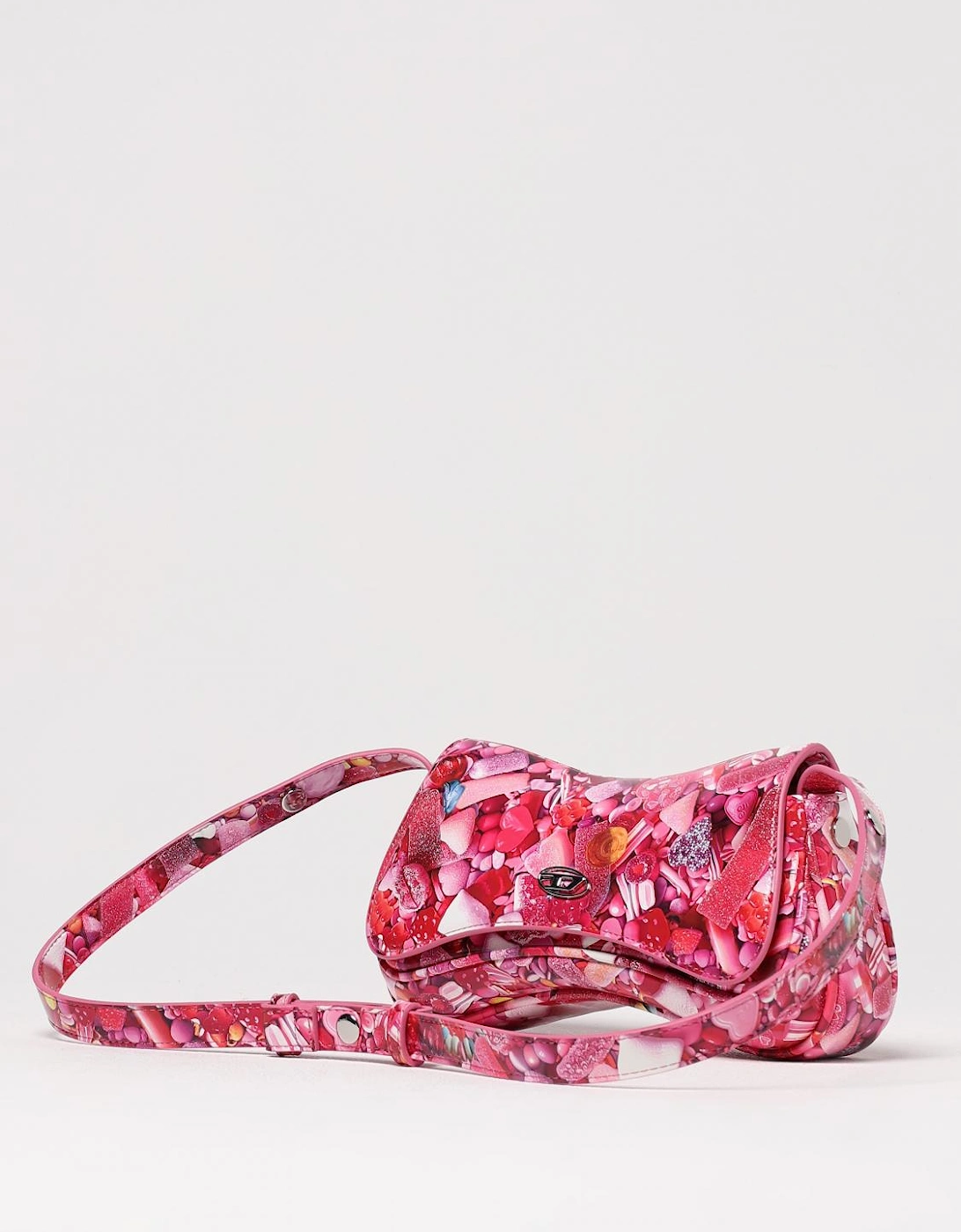 Candy Print Patent Leather Satchel