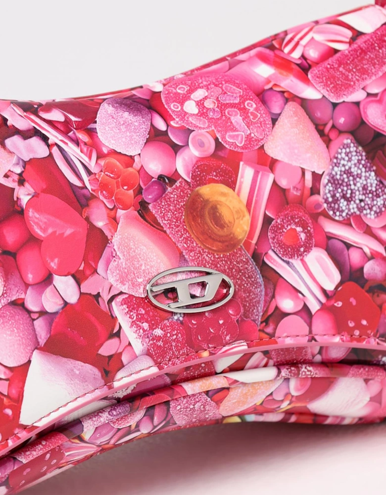 Candy Print Patent Leather Satchel