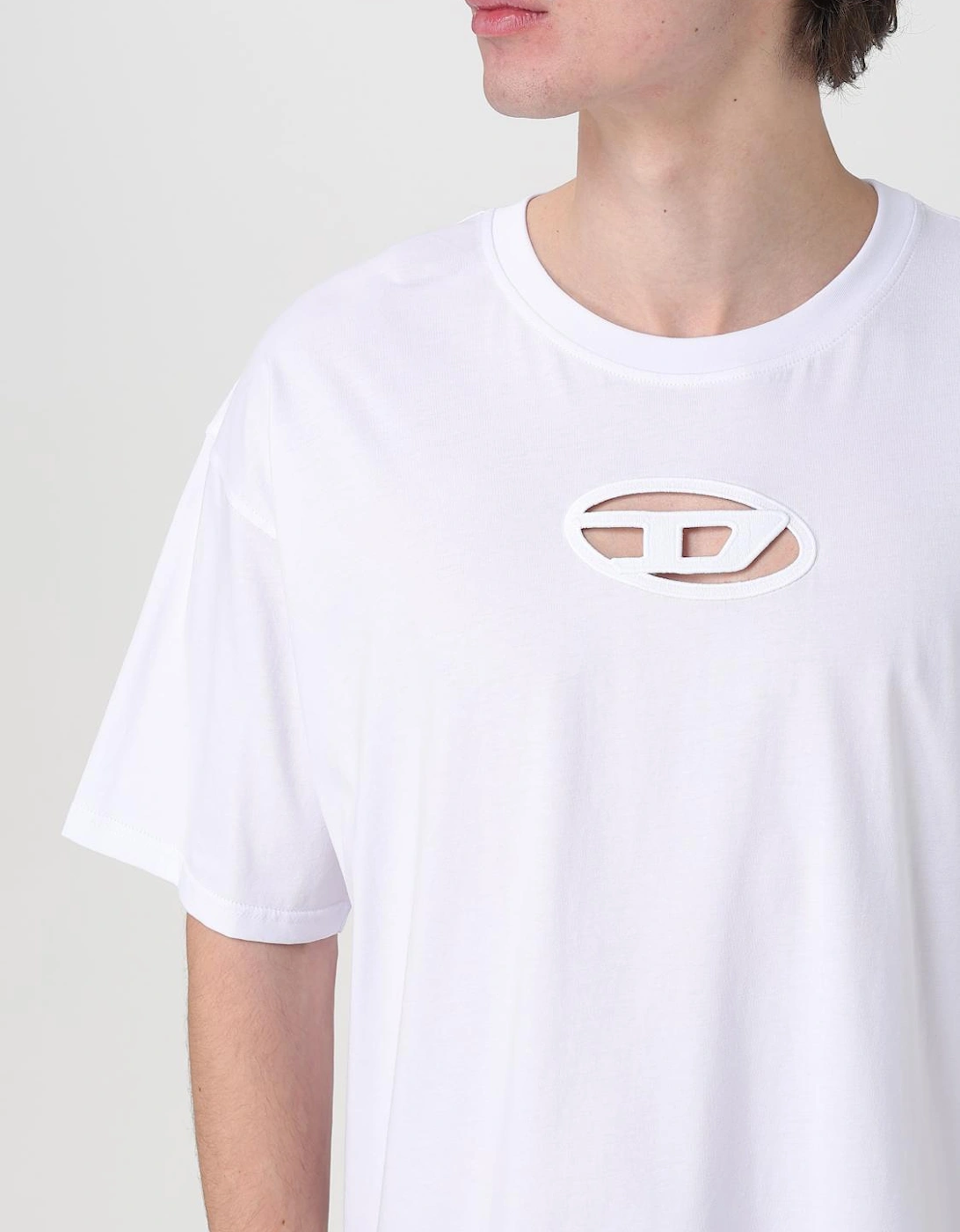 Cutout Logo Short Sleeve Tee