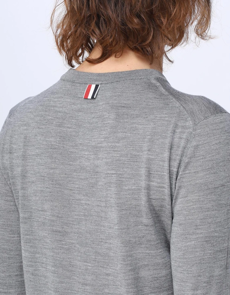 Crew Neck Sweater 4Bar Detail