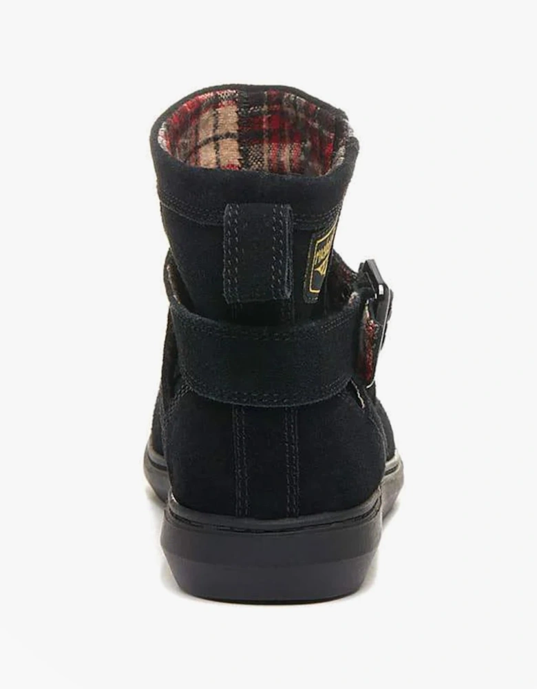 MINT Womens Suede Boots Black