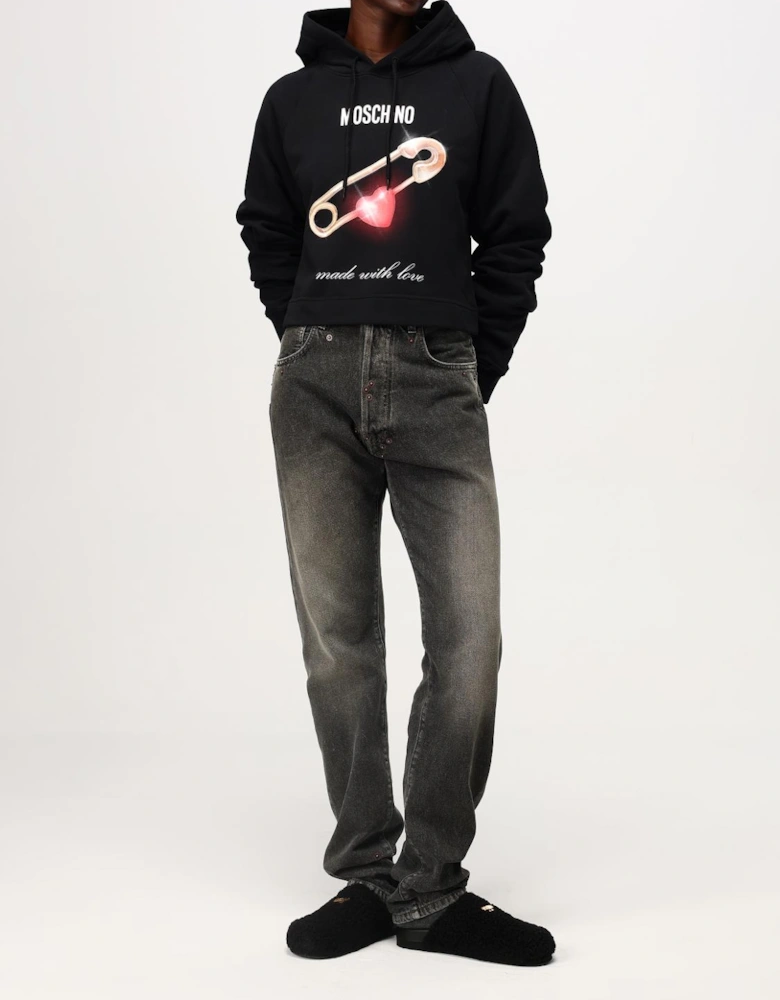 Safety Pin Heart Hoodie