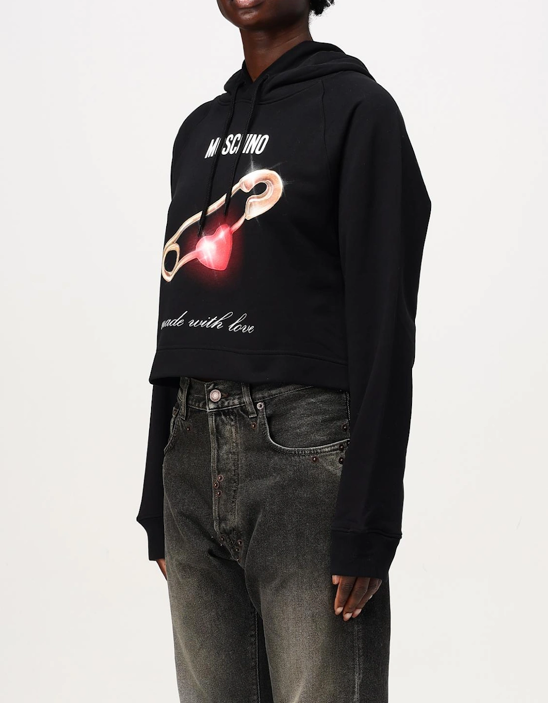 Safety Pin Heart Hoodie