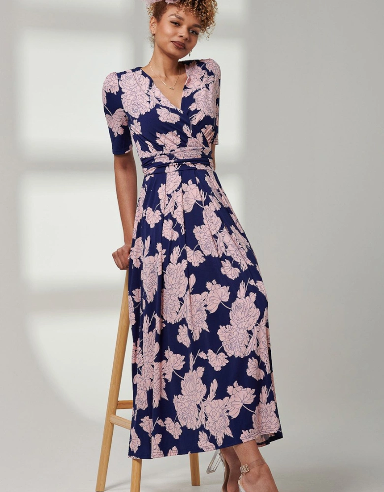 Kenzie Half Sleeve Jersey Maxi Dress