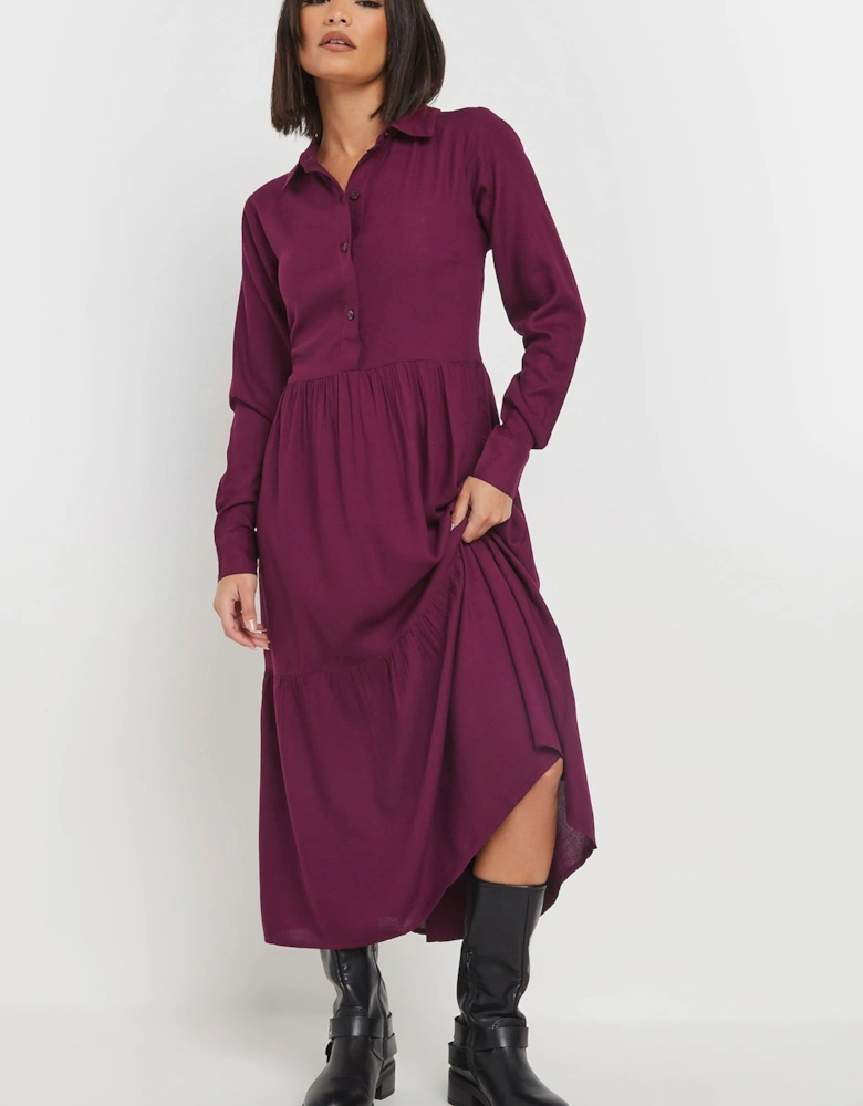 Petite Sleeved Smock Dress
