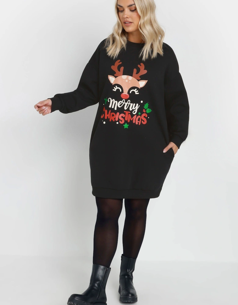 Christmas Sweatshirt Dress