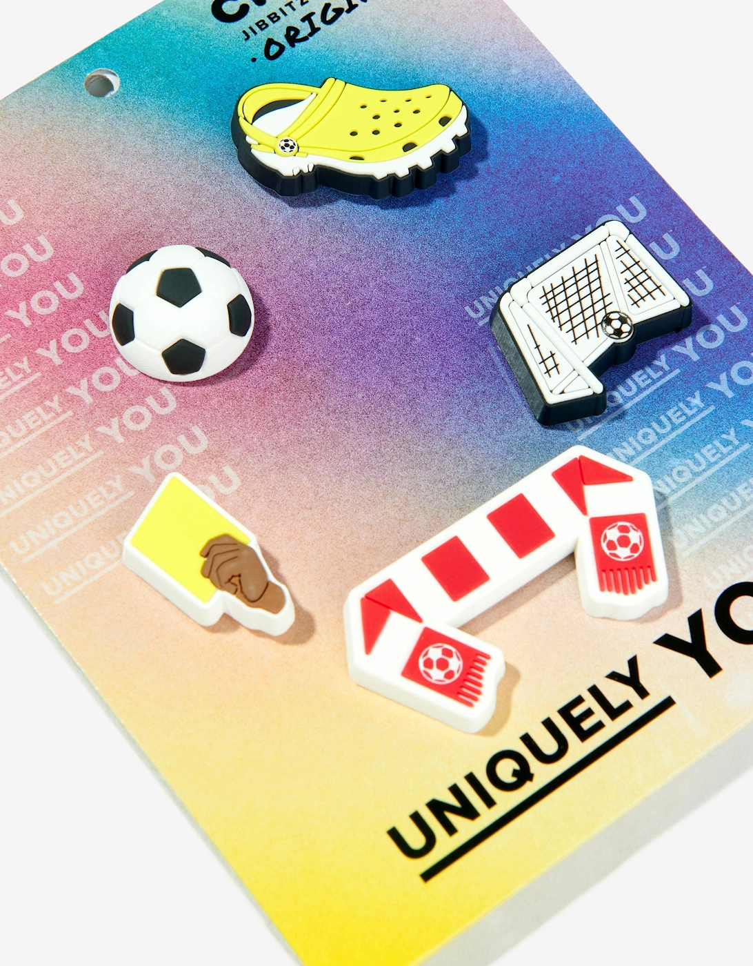 Boys Soccer Team Jibbitz™ 5 Pack in Multicolour