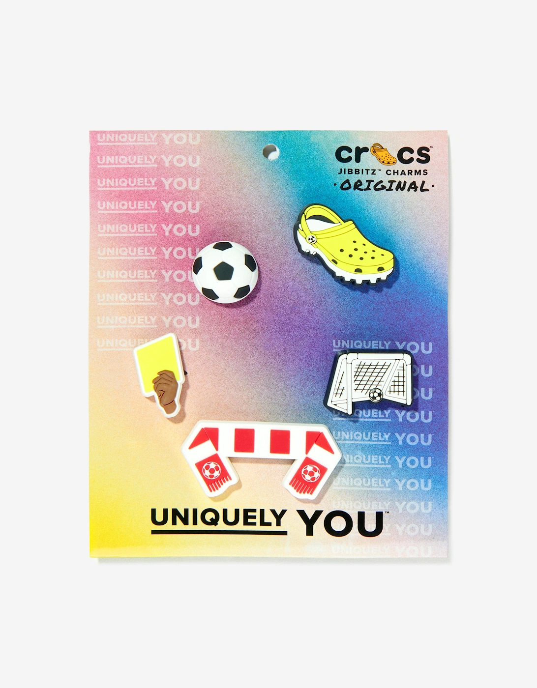 Boys Soccer Team Jibbitz™ 5 Pack in Multicolour, 5 of 4