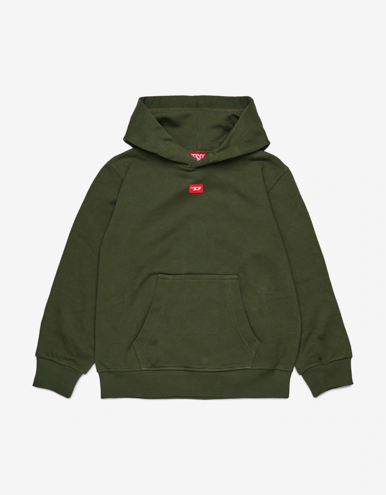 Kids Logo Hoodie in Green