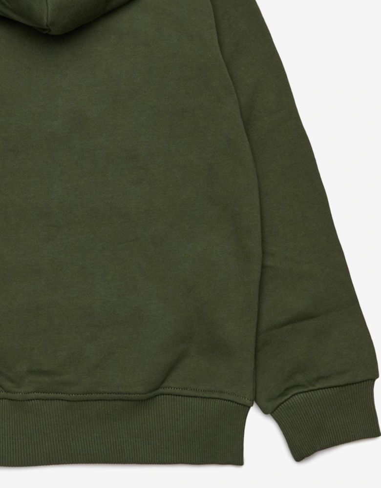 Kids Logo Hoodie in Green