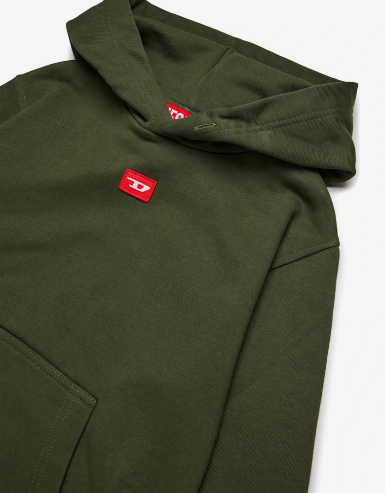 Kids Logo Hoodie in Green