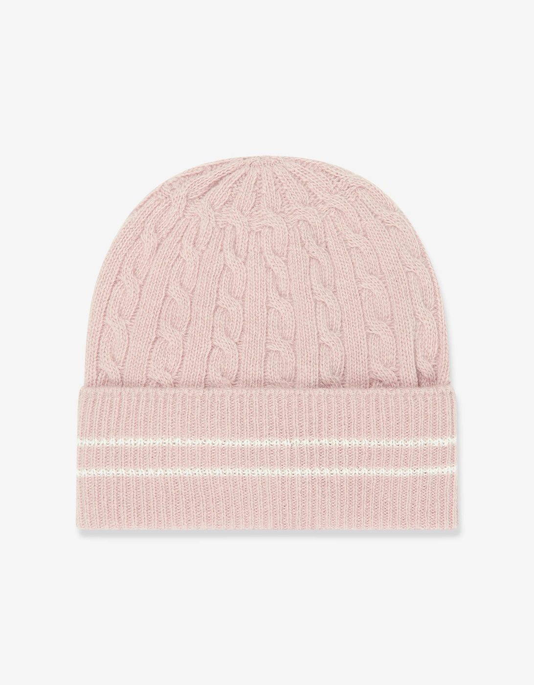 Girls Knitted Beanie Hat in Pink