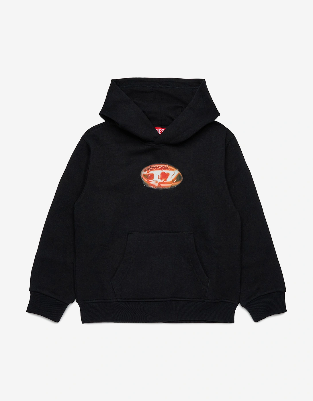 Boys Oval D Logo Hoodie in Black, 5 of 4