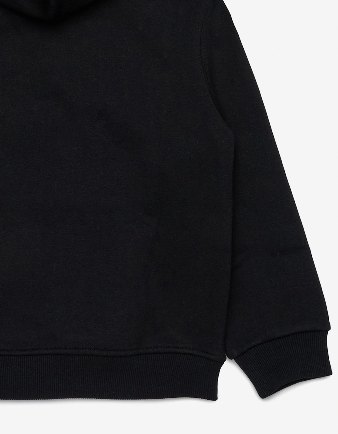Boys Oval D Logo Hoodie in Black