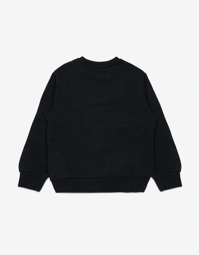 Boys Oval D Sweatshirt in Black
