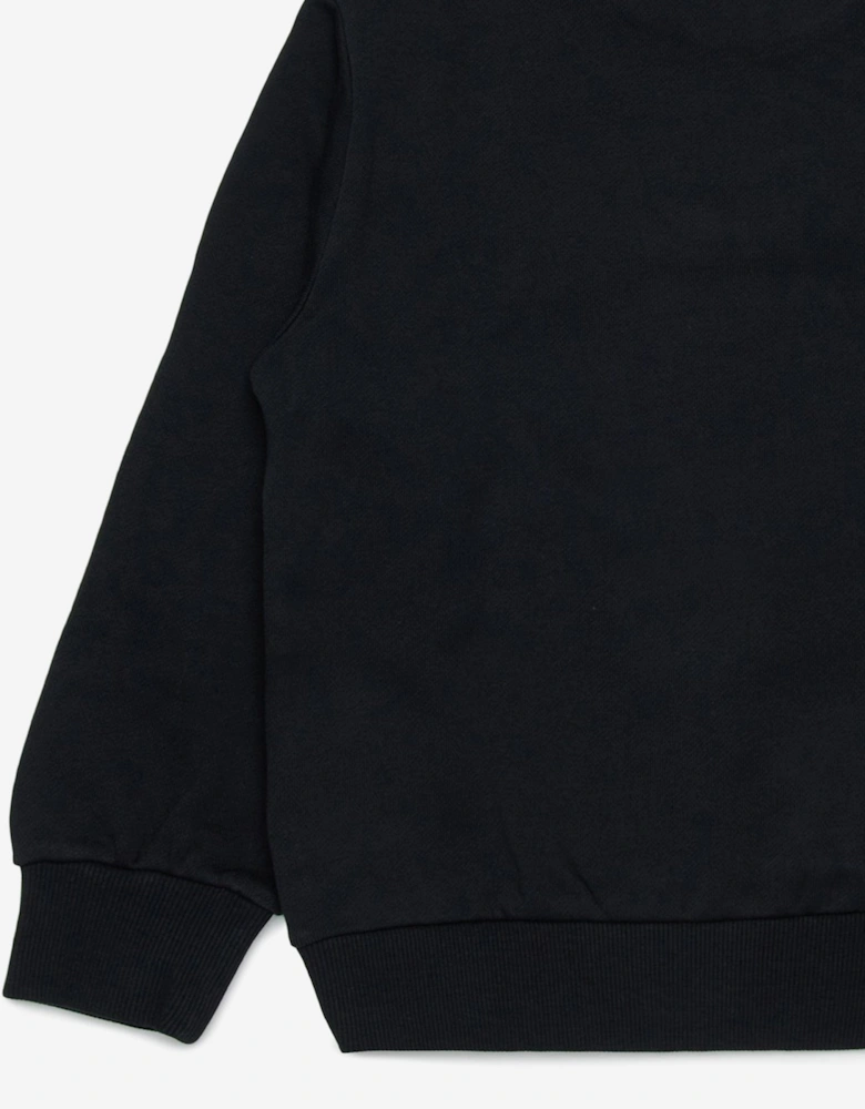 Boys Oval D Sweatshirt in Black