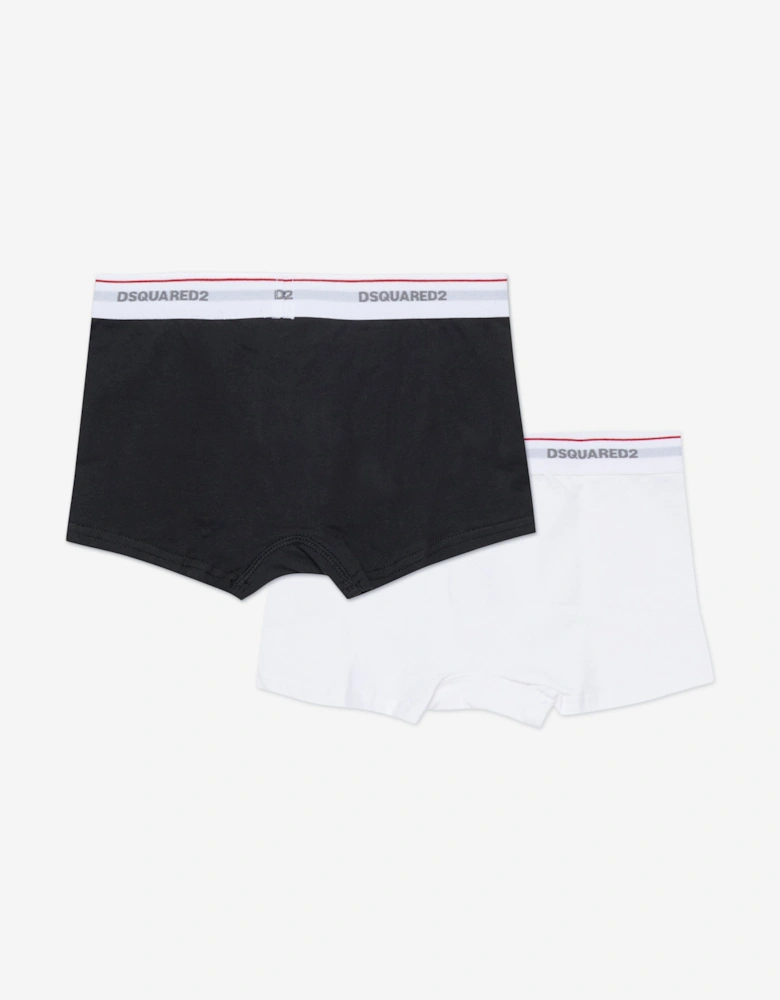Boys 2 Pack Boxer Shorts Set in Multicolour