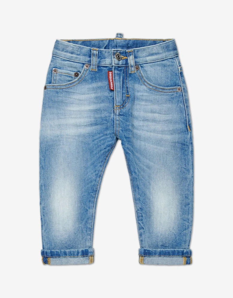 Baby Carrot Cut Jeans in Blue